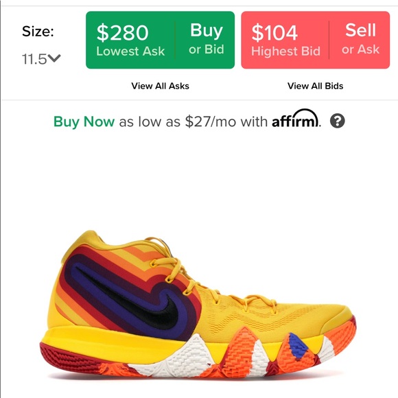 Nike Kyrie 4 70s ‘Decades Pack’ - Picture 8 of 9